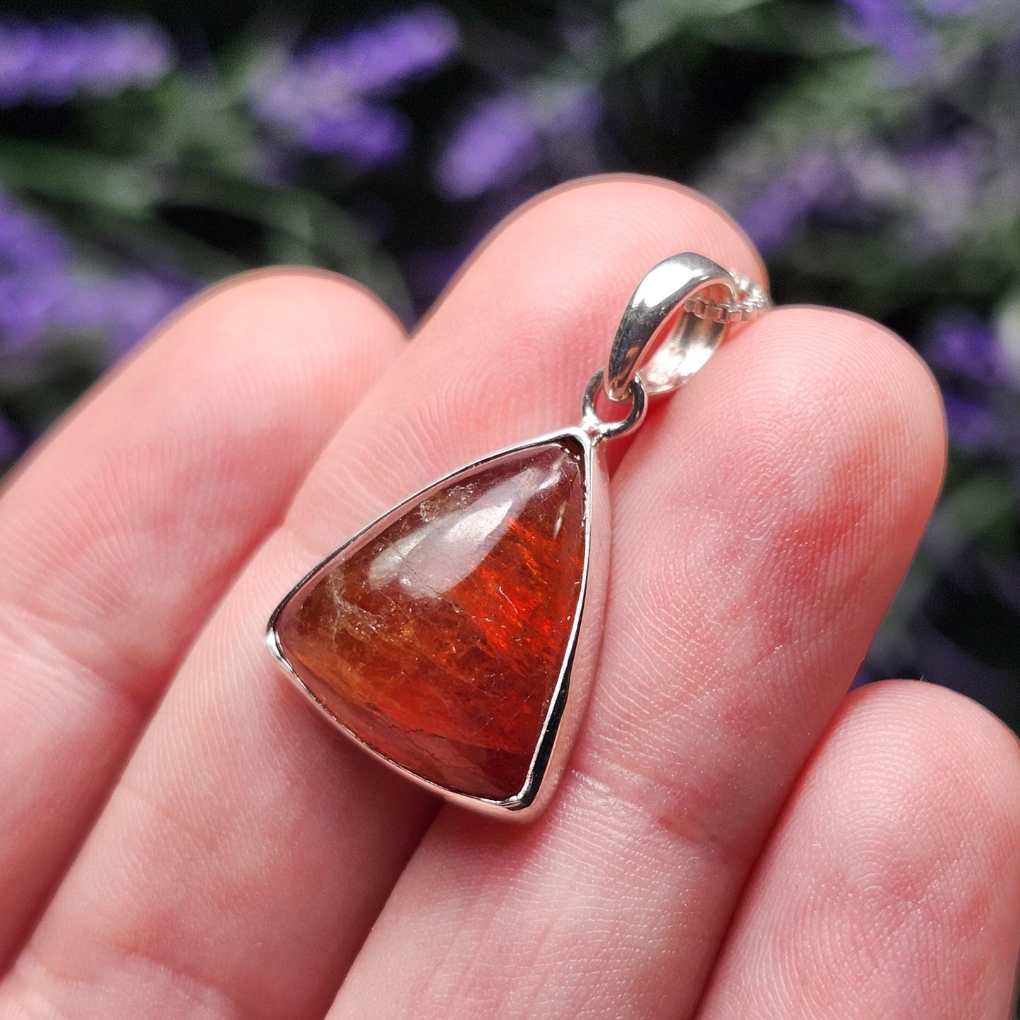 Spessartine Garnet Pendant