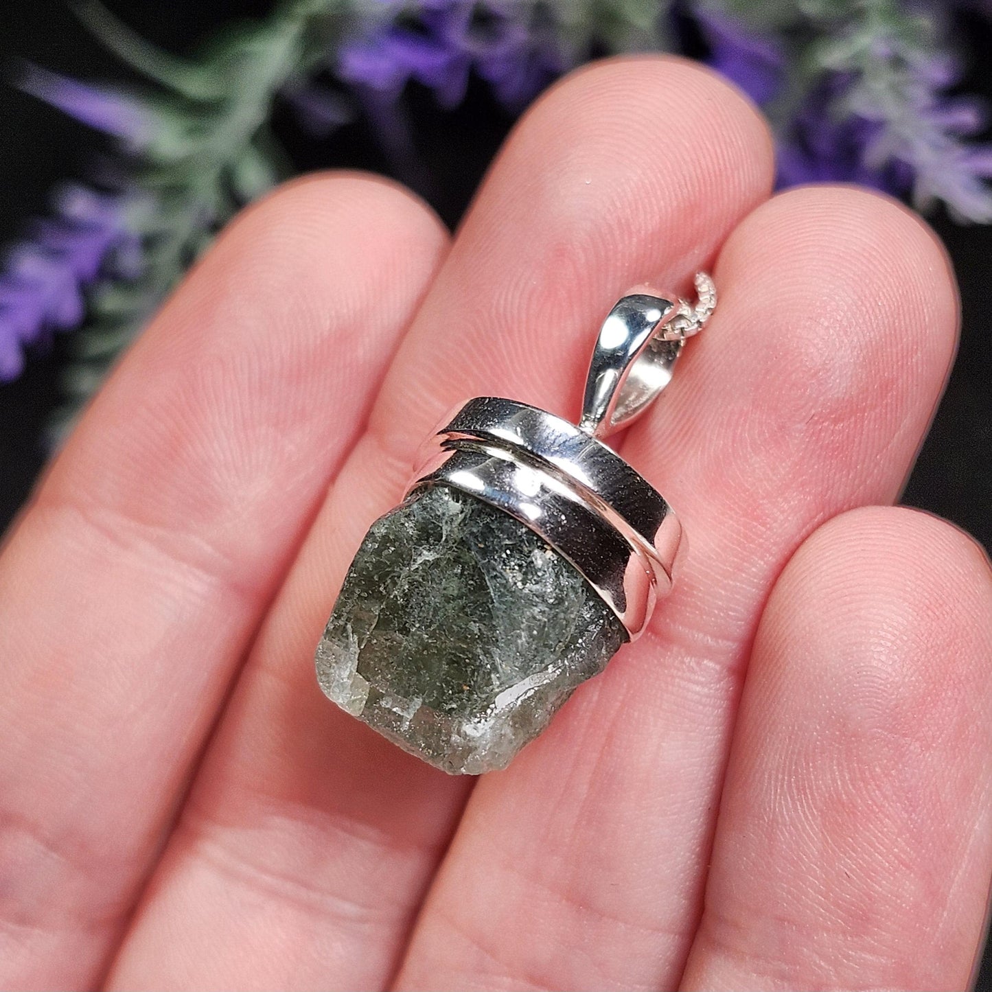 Grandidierite Pendant