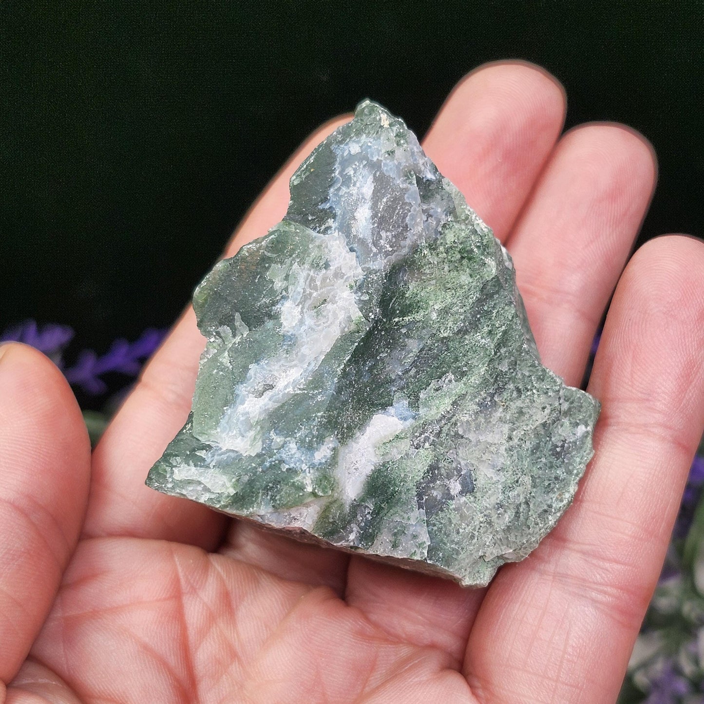 Raw Moss Agate