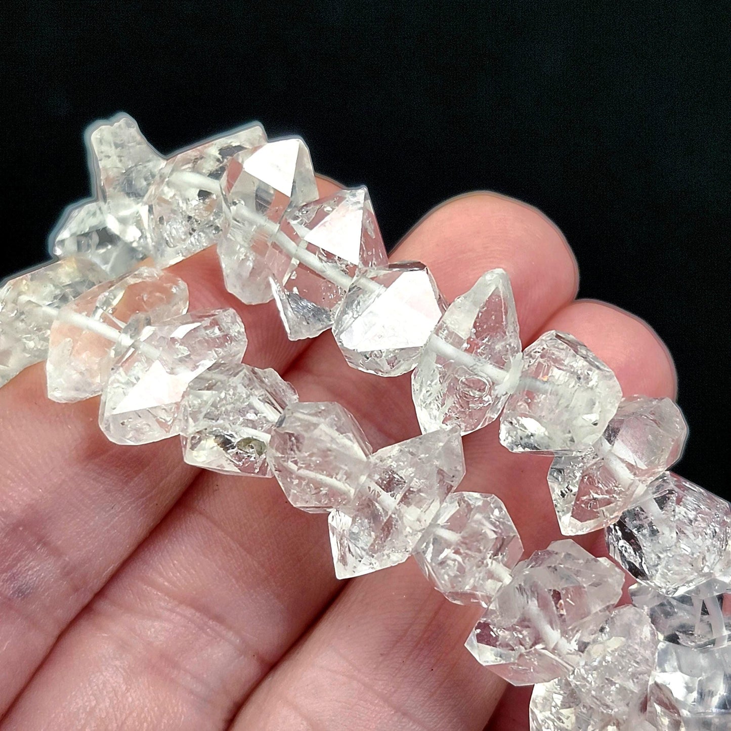 Raw Herkimer Diamond Bracelet