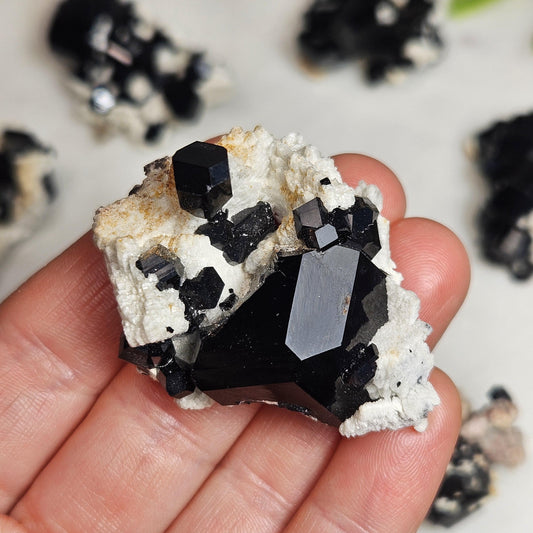 Black Tourmaline Cluster