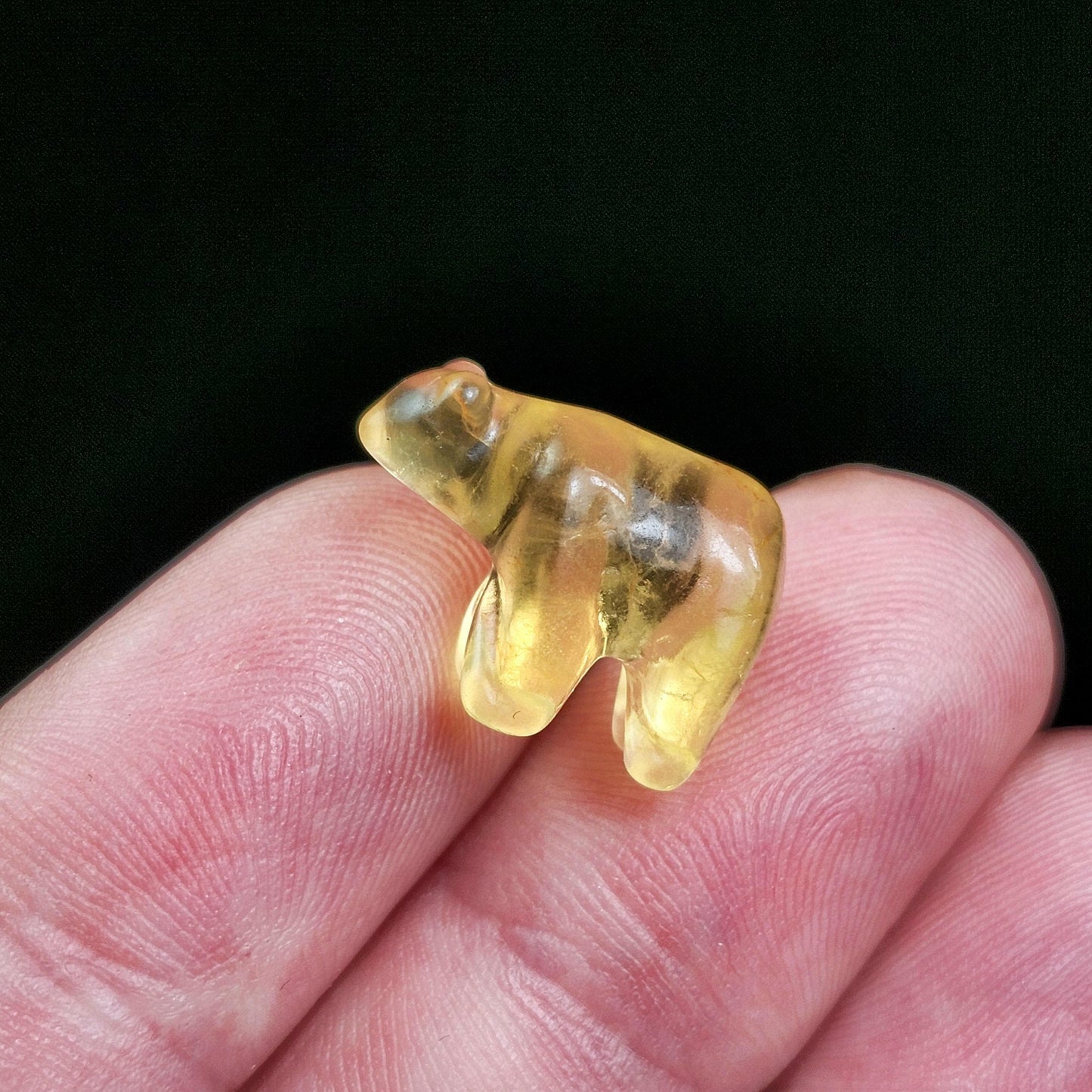 Rainbow Fluorite Bear