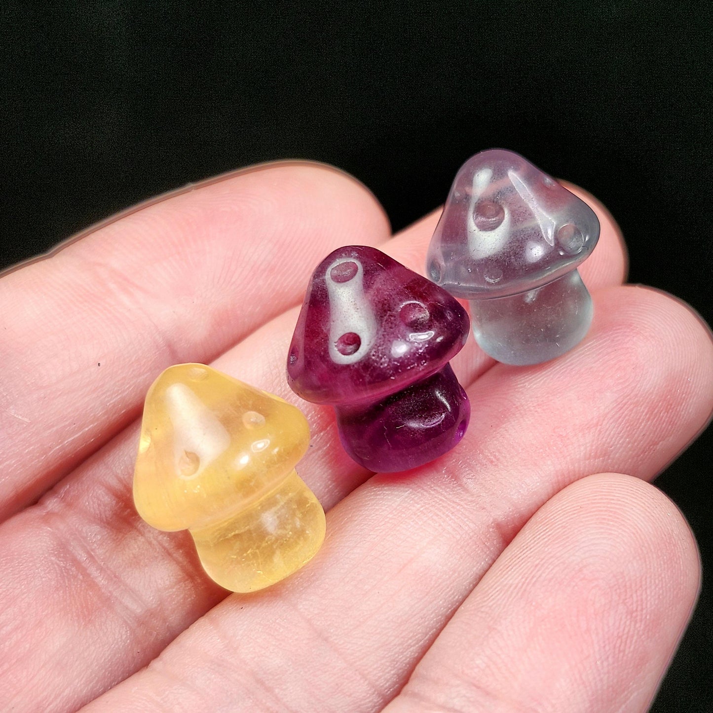 Rainbow Fluorite Mushroom