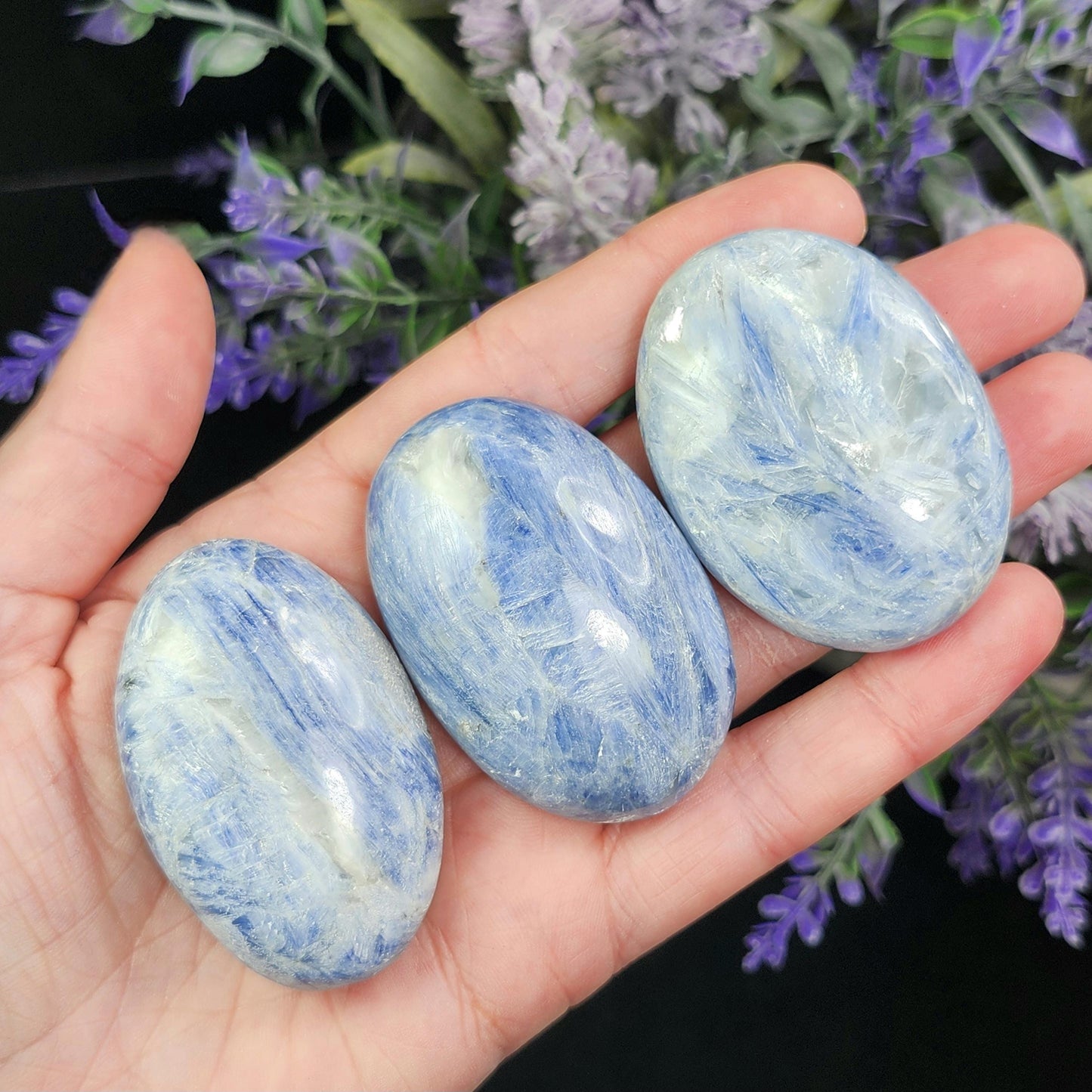 Blue Kyanite Palm Stone