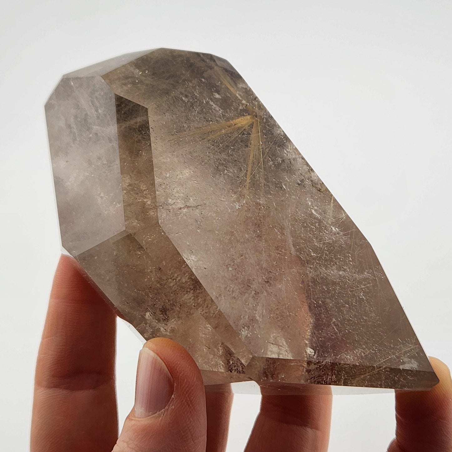 Polished Hematite Rutile Star Specimen 315g