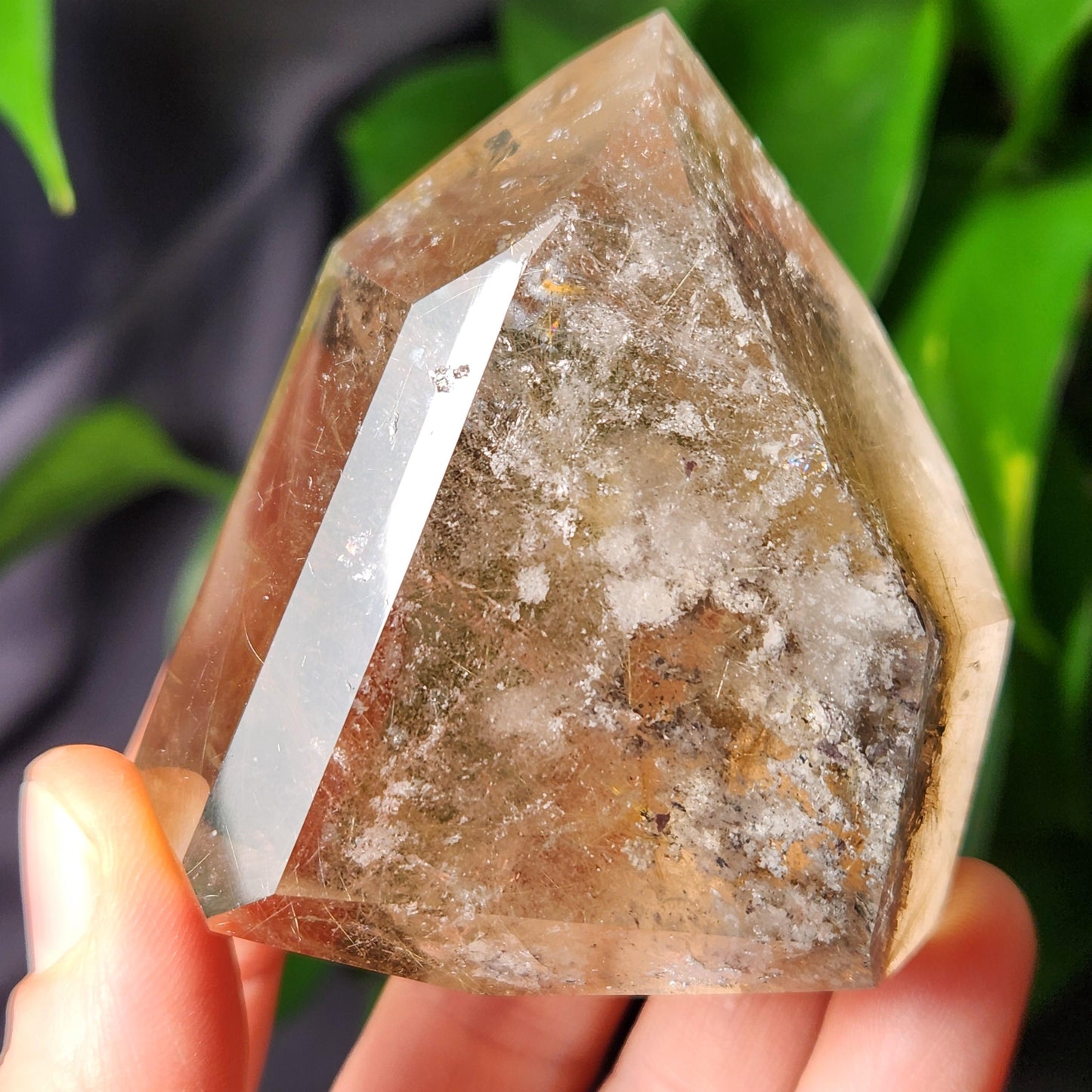 Polished Hematite Rutile 193g