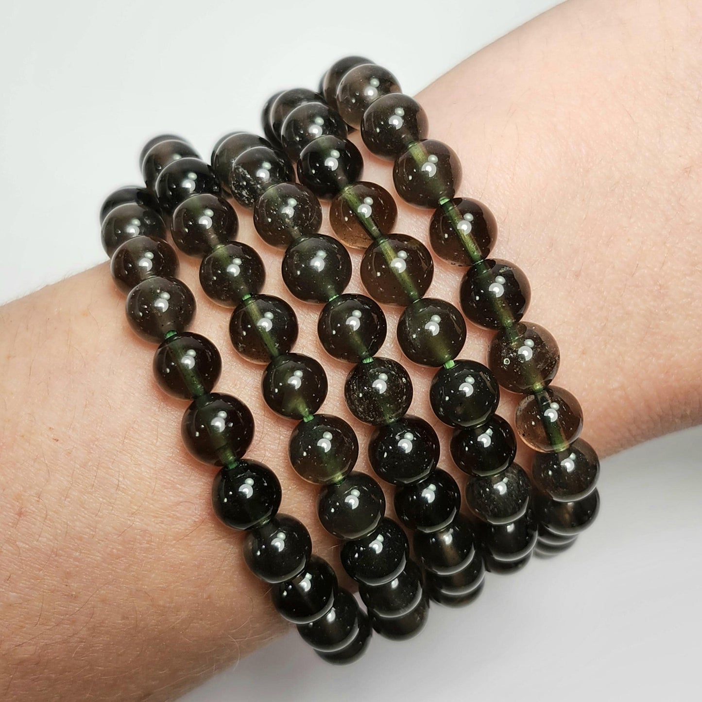 Black Tektite Bracelet