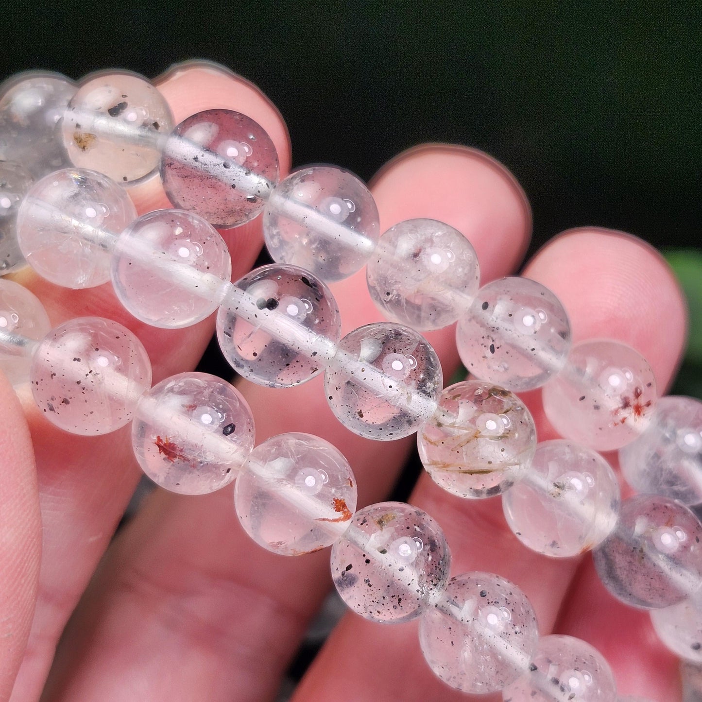 Lodolite Quartz Bracelet