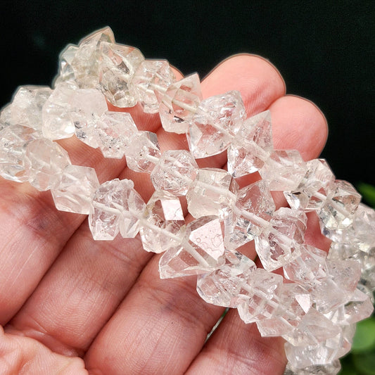Raw Herkimer Diamond Bracelet