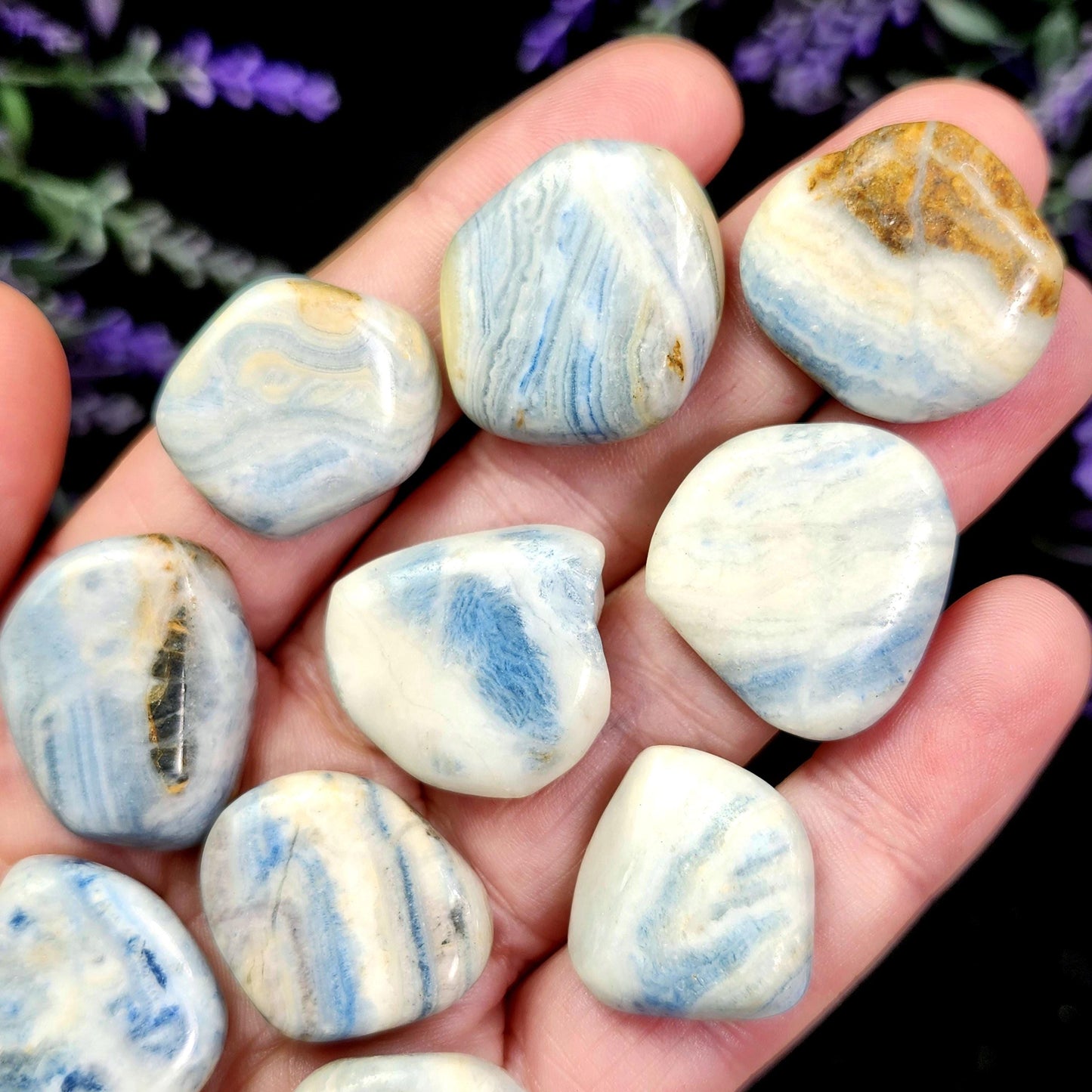 Blue Scheelite Crystal