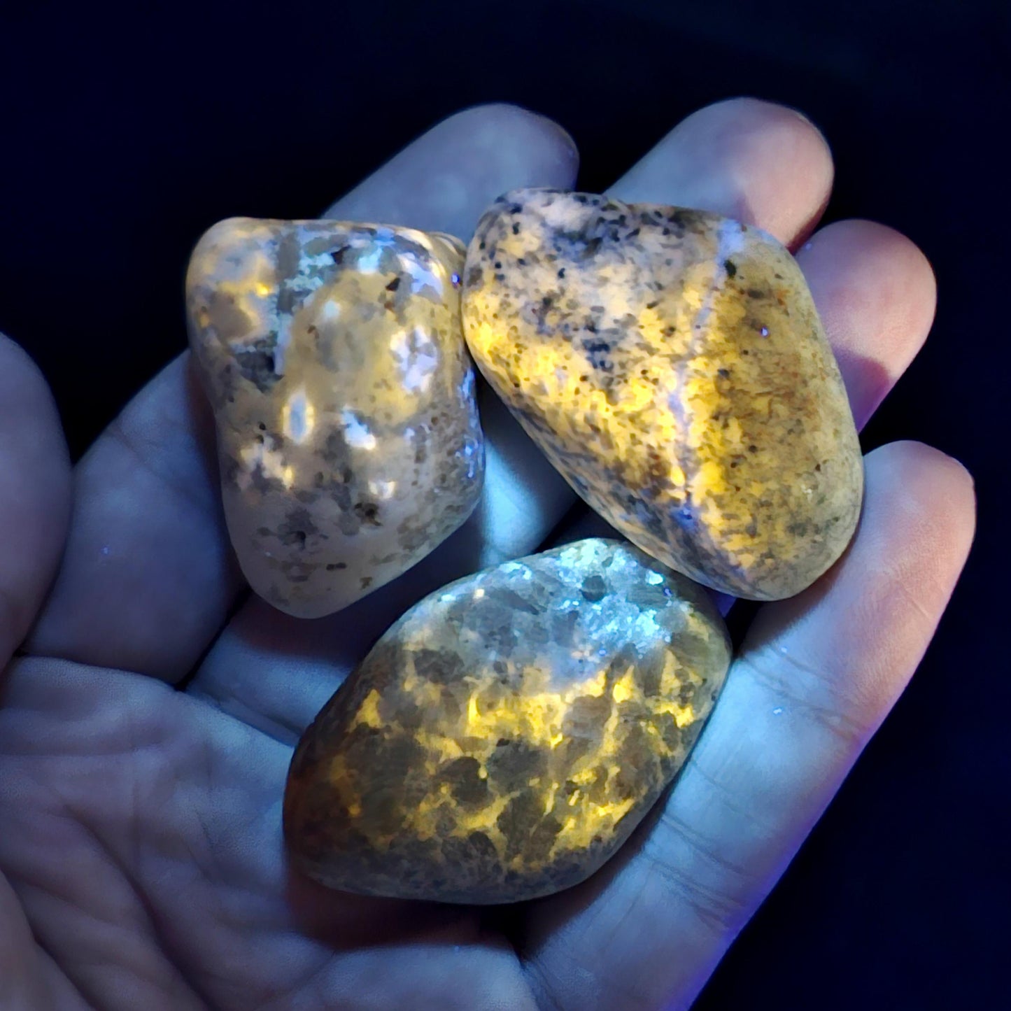 Scapolite Polished Crystal, UV Reactive Stone