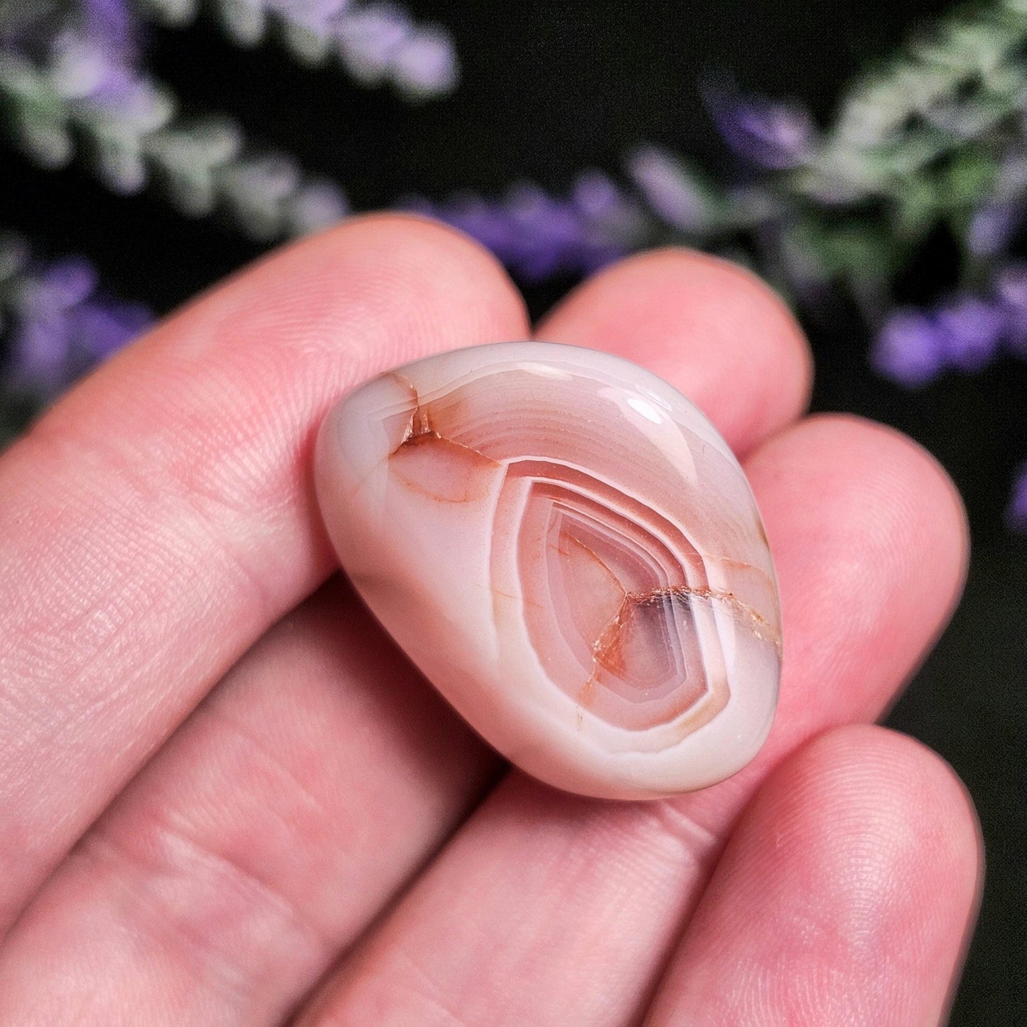 Apricot Botswana Agate Crystal