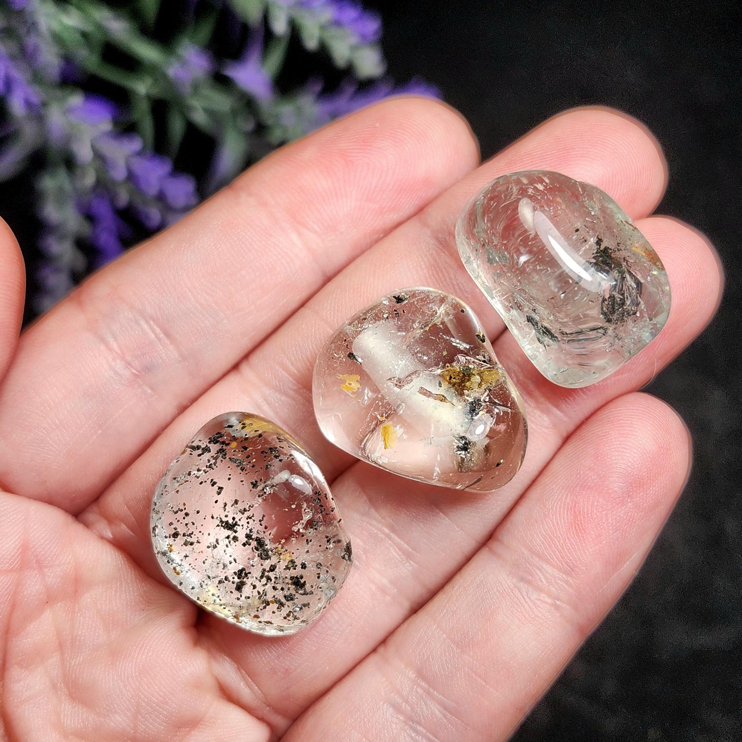 Topaz & Black Hematite Crystal