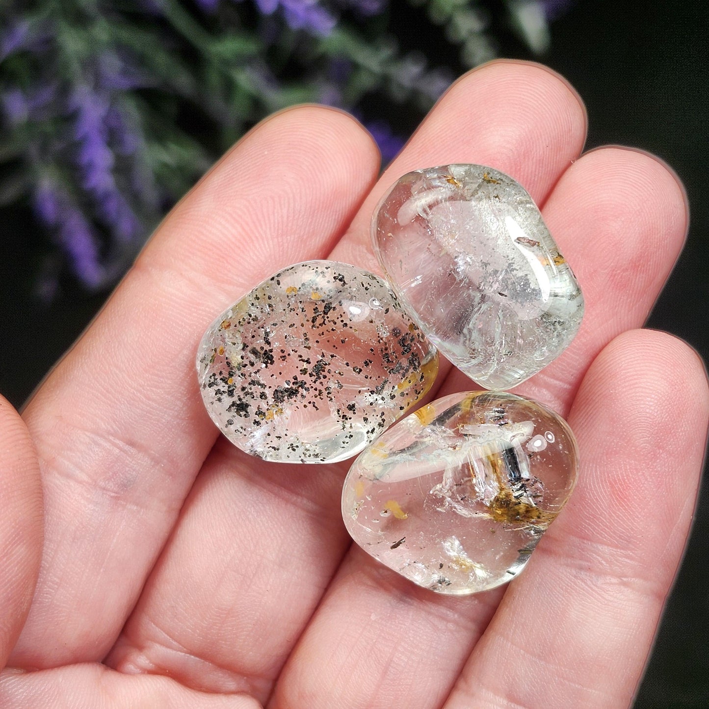 Topaz & Black Hematite Crystal