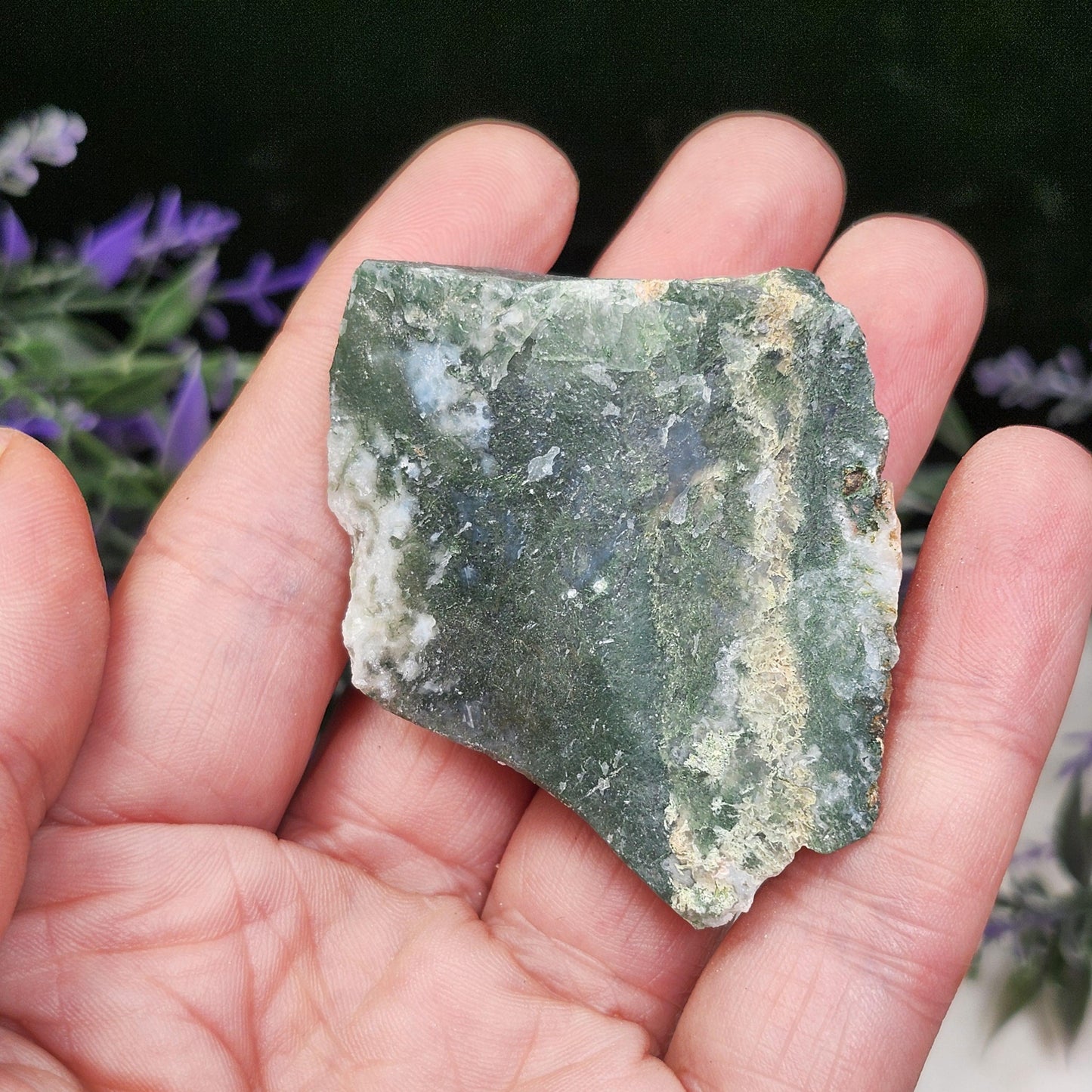 Raw Moss Agate
