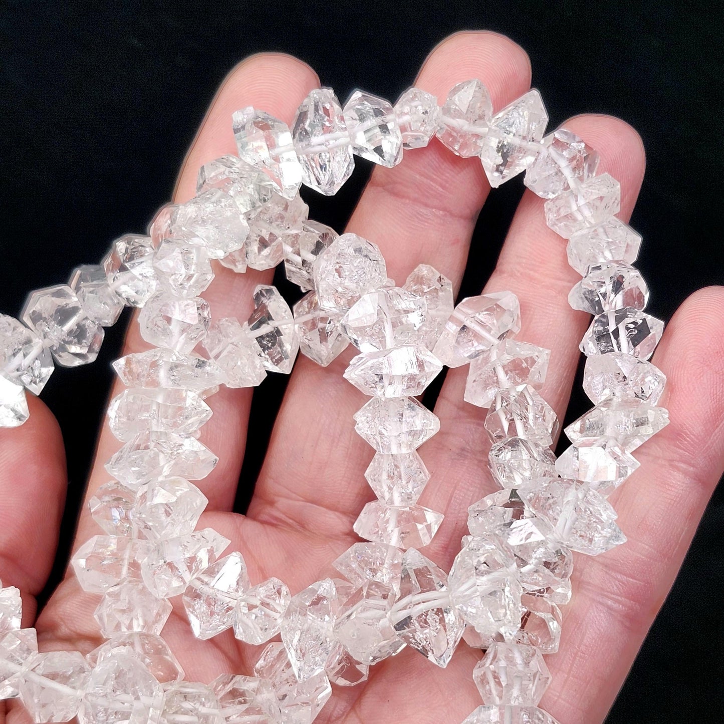 Raw Herkimer Diamond Bracelet