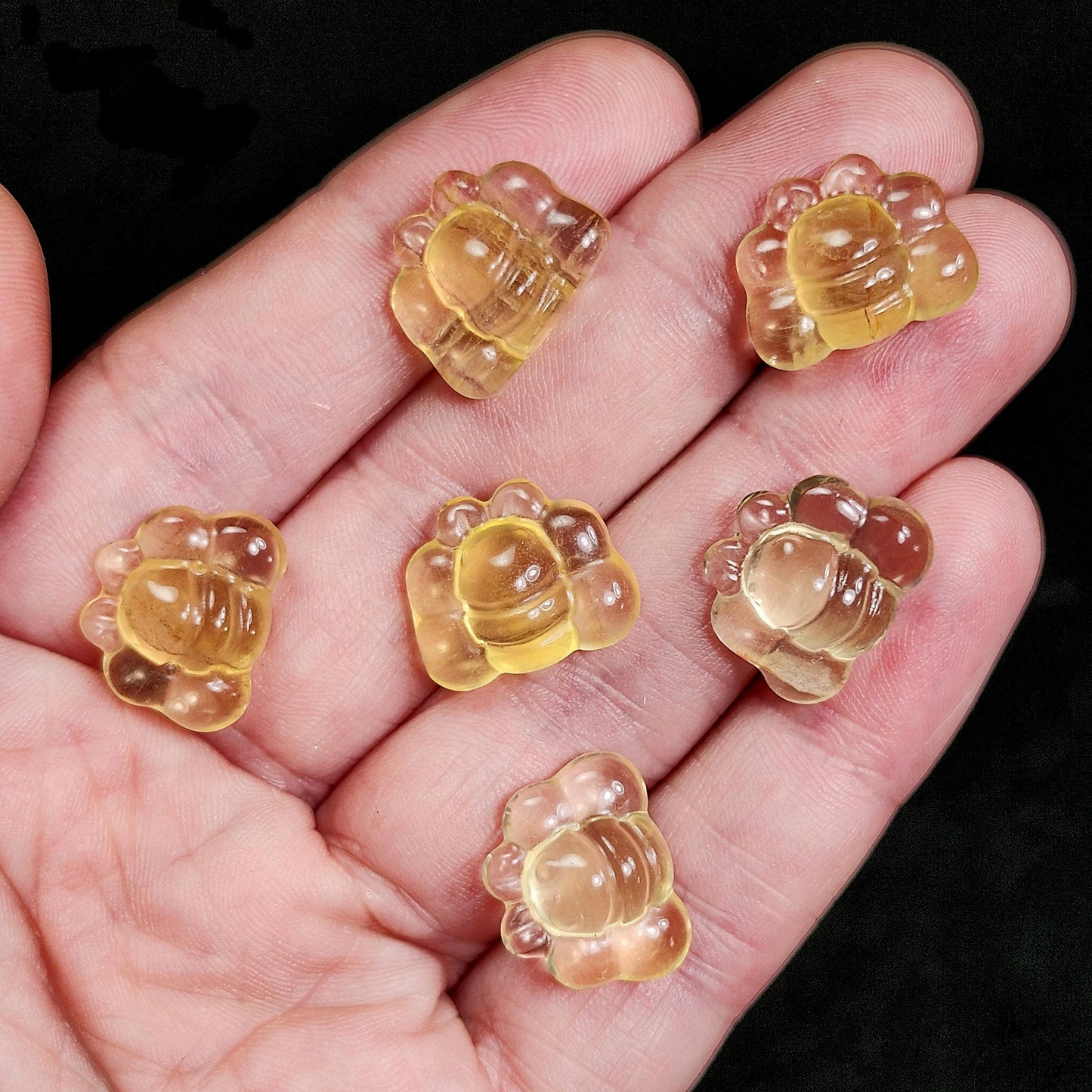Yellow Fluorite Bee