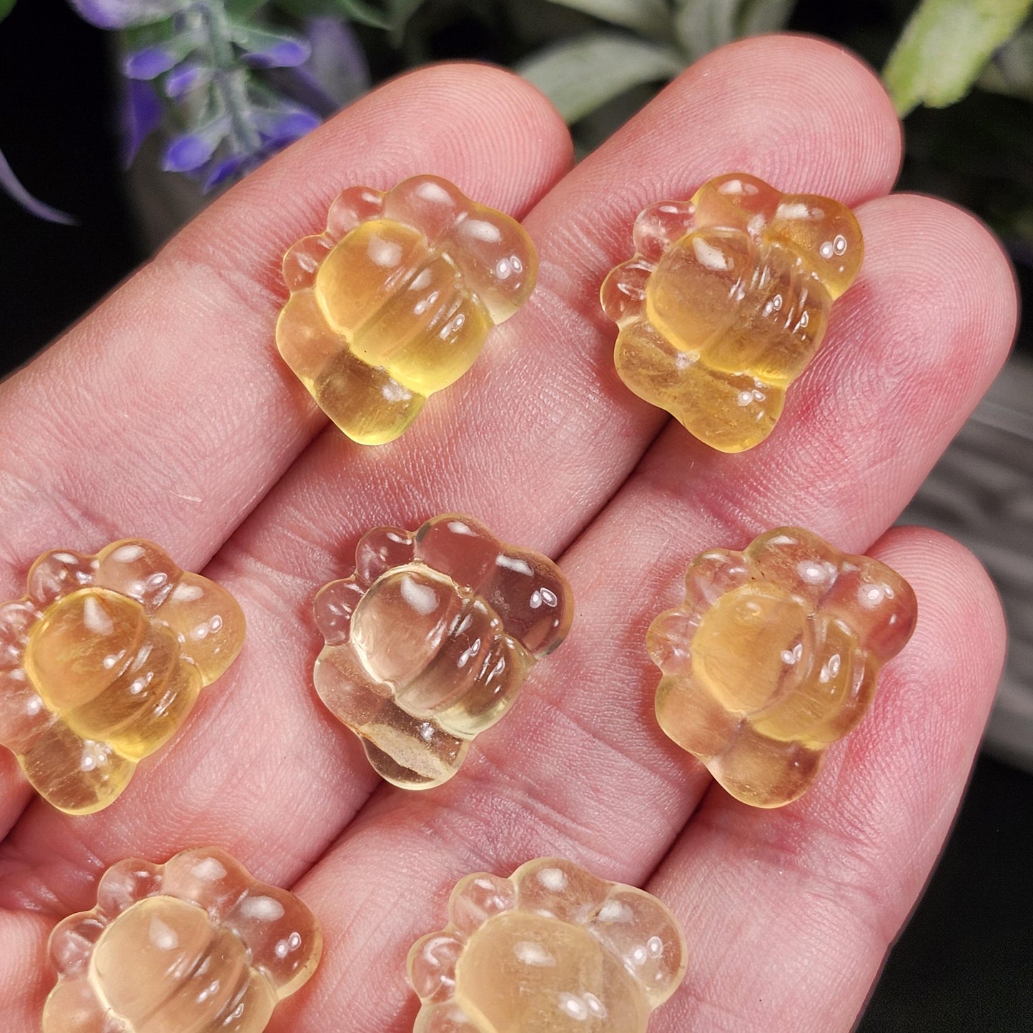 Yellow Fluorite Bee