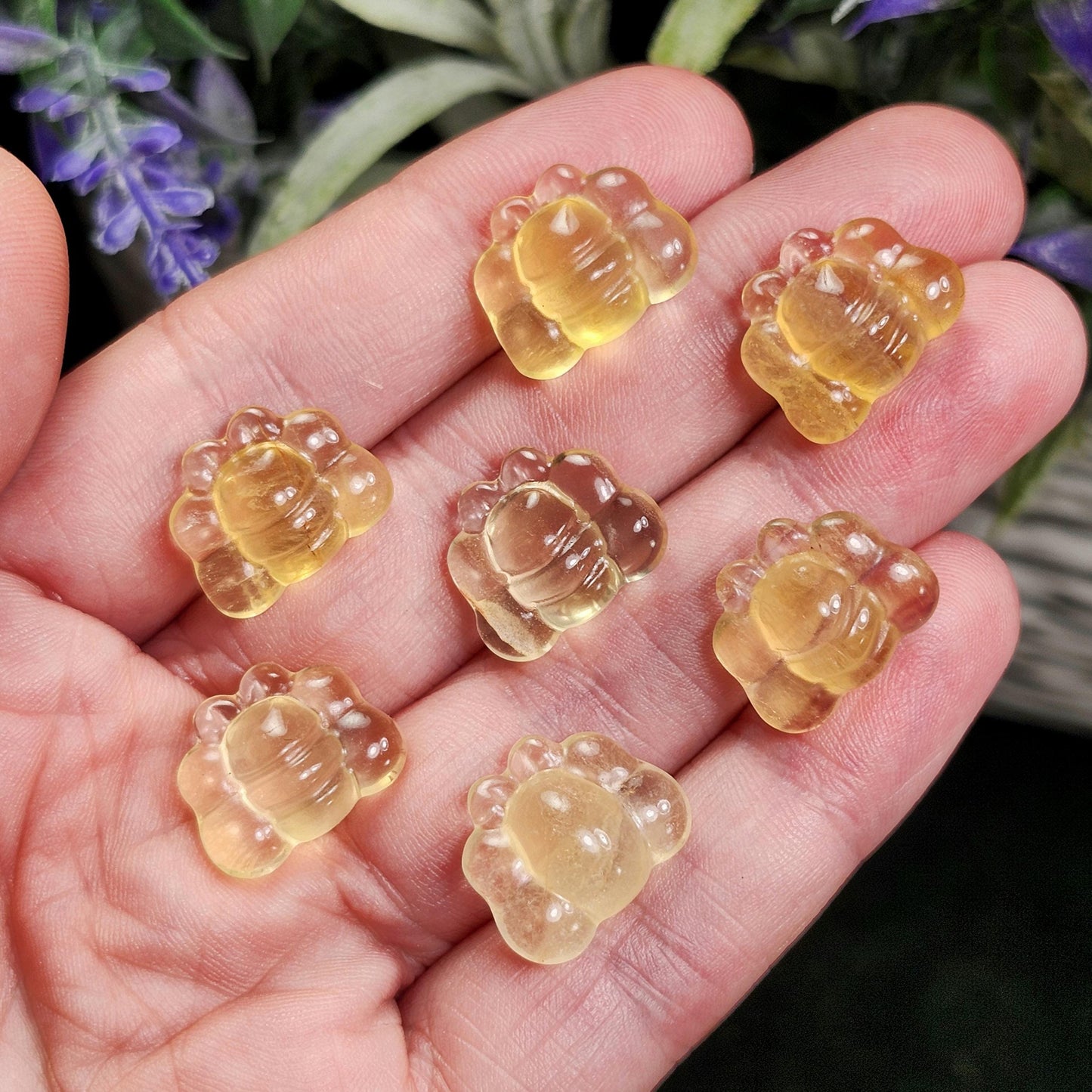 Yellow Fluorite Bee