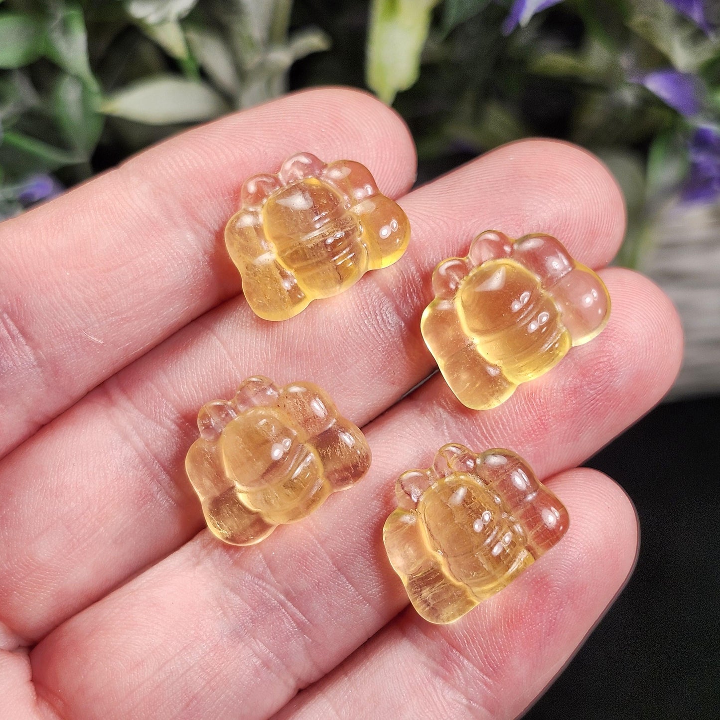 Yellow Fluorite Bee