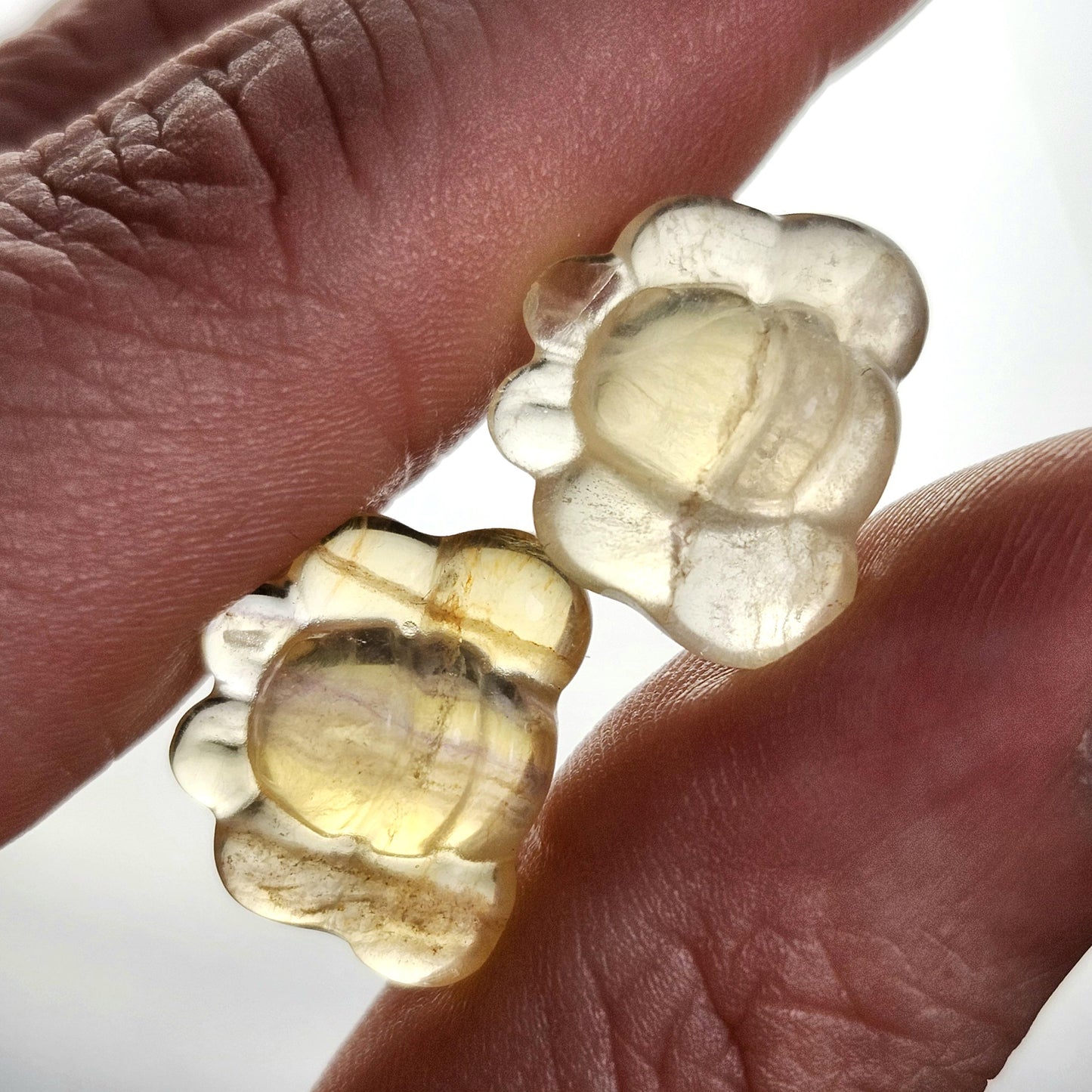 Yellow Fluorite Bee