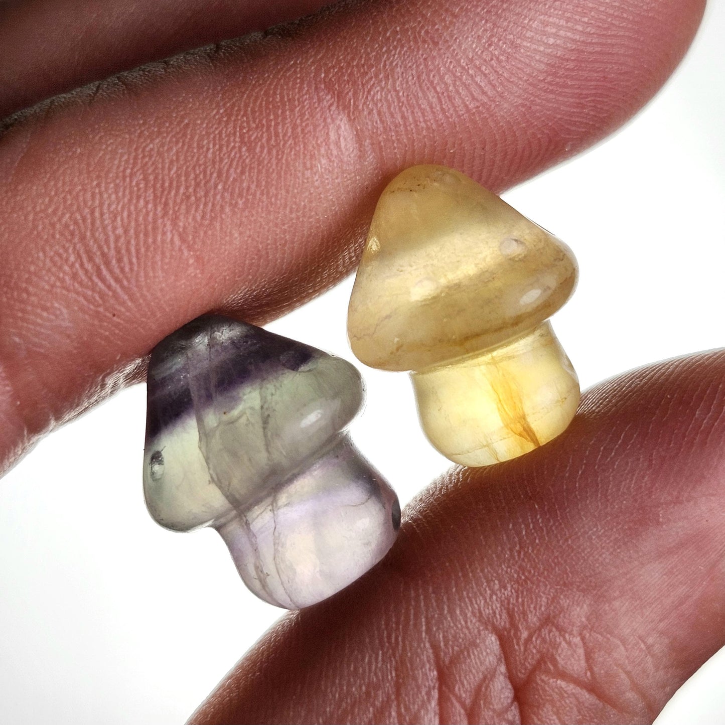 Rainbow Fluorite Mushroom