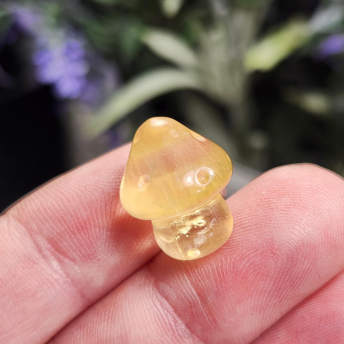 Rainbow Fluorite Mushroom