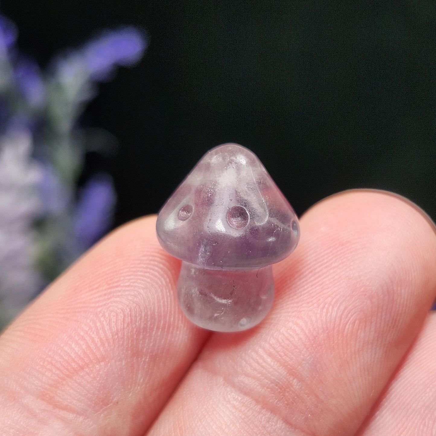 Rainbow Fluorite Mushroom