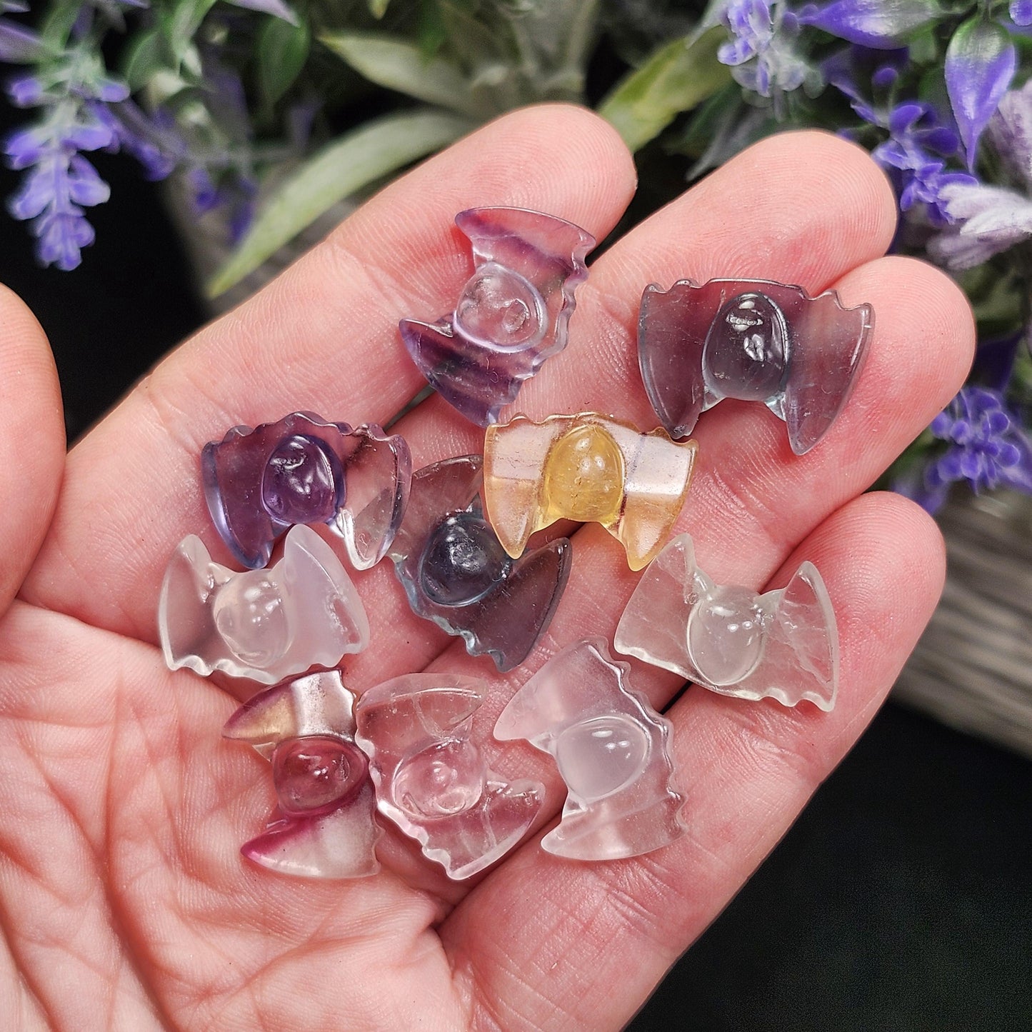 Rainbow Fluorite Bat