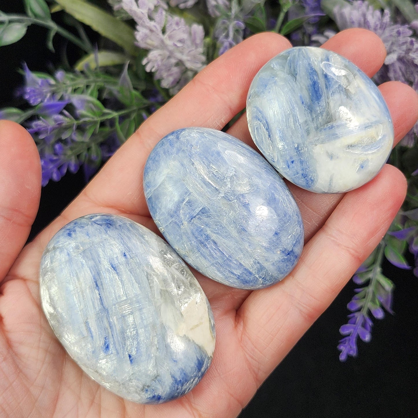Blue Kyanite Palm Stone