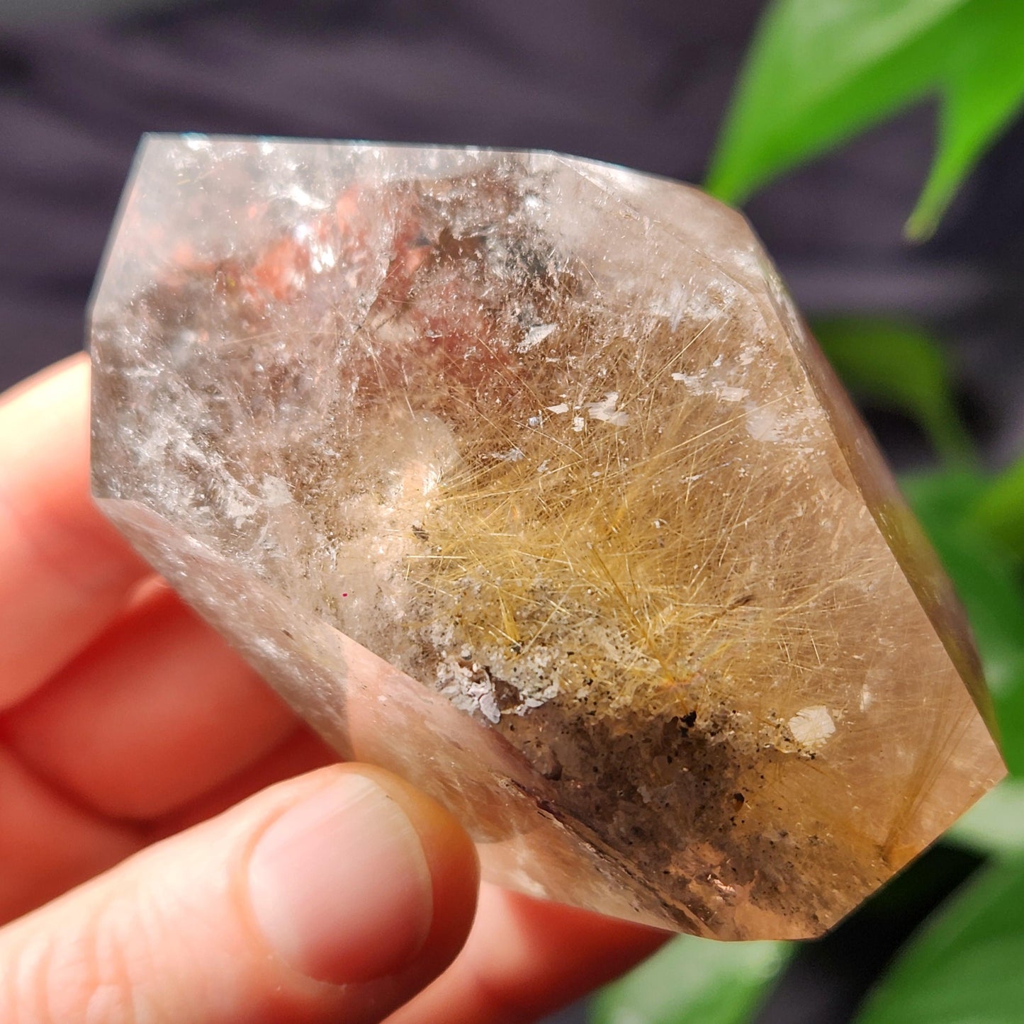 Polished Hematite Rutile 193g