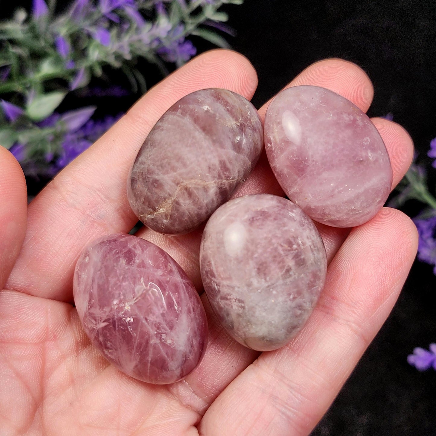 Purple Rose Quartz Crystal