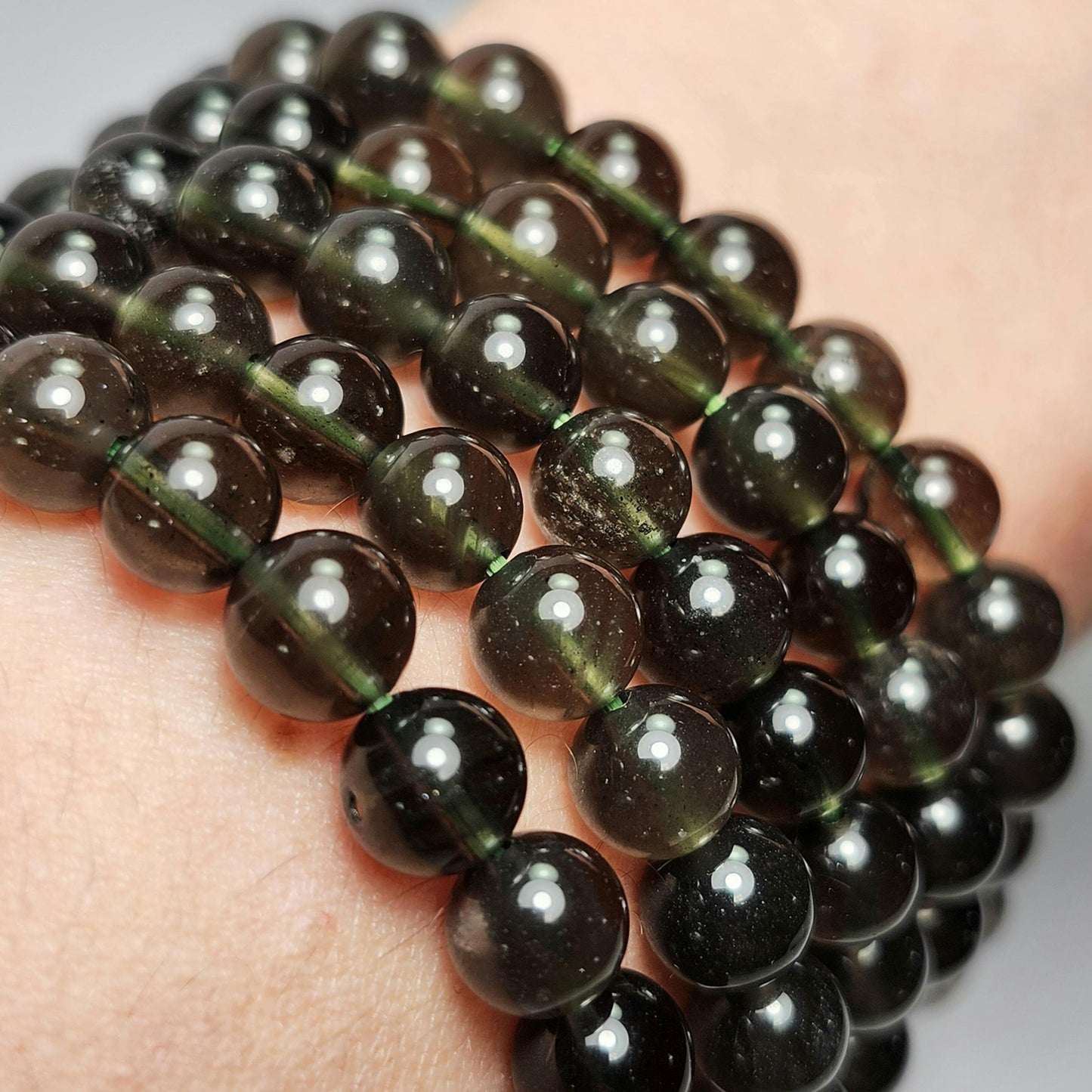 Black Tektite Bracelet