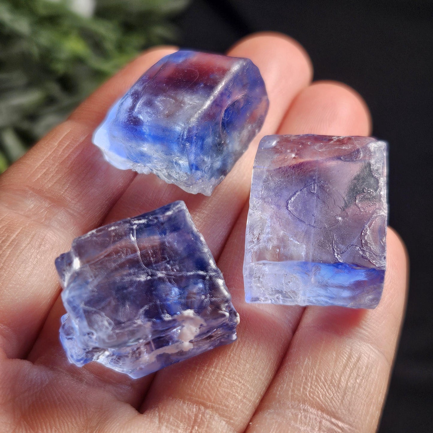 Blue Halite Crystal
