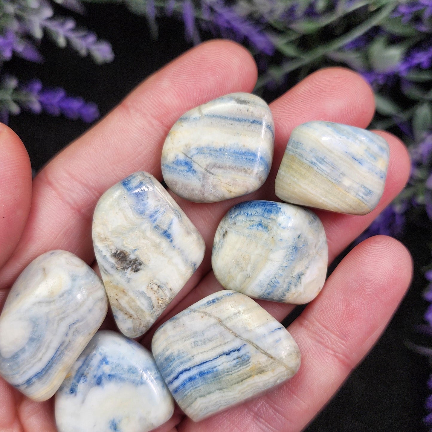 Blue Scheelite Crystal