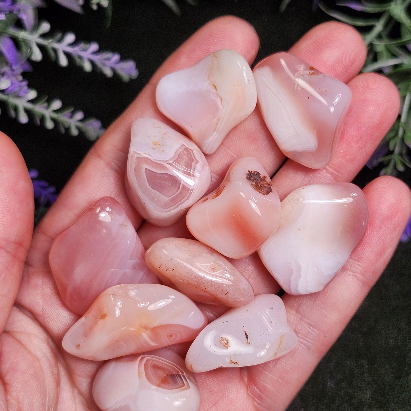 Apricot Botswana Agate Crystal