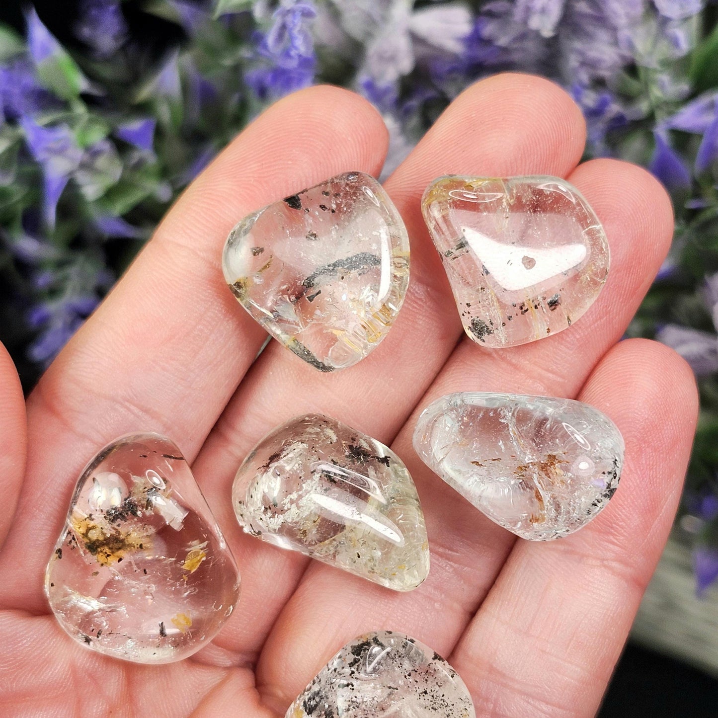 Topaz & Black Hematite Crystal