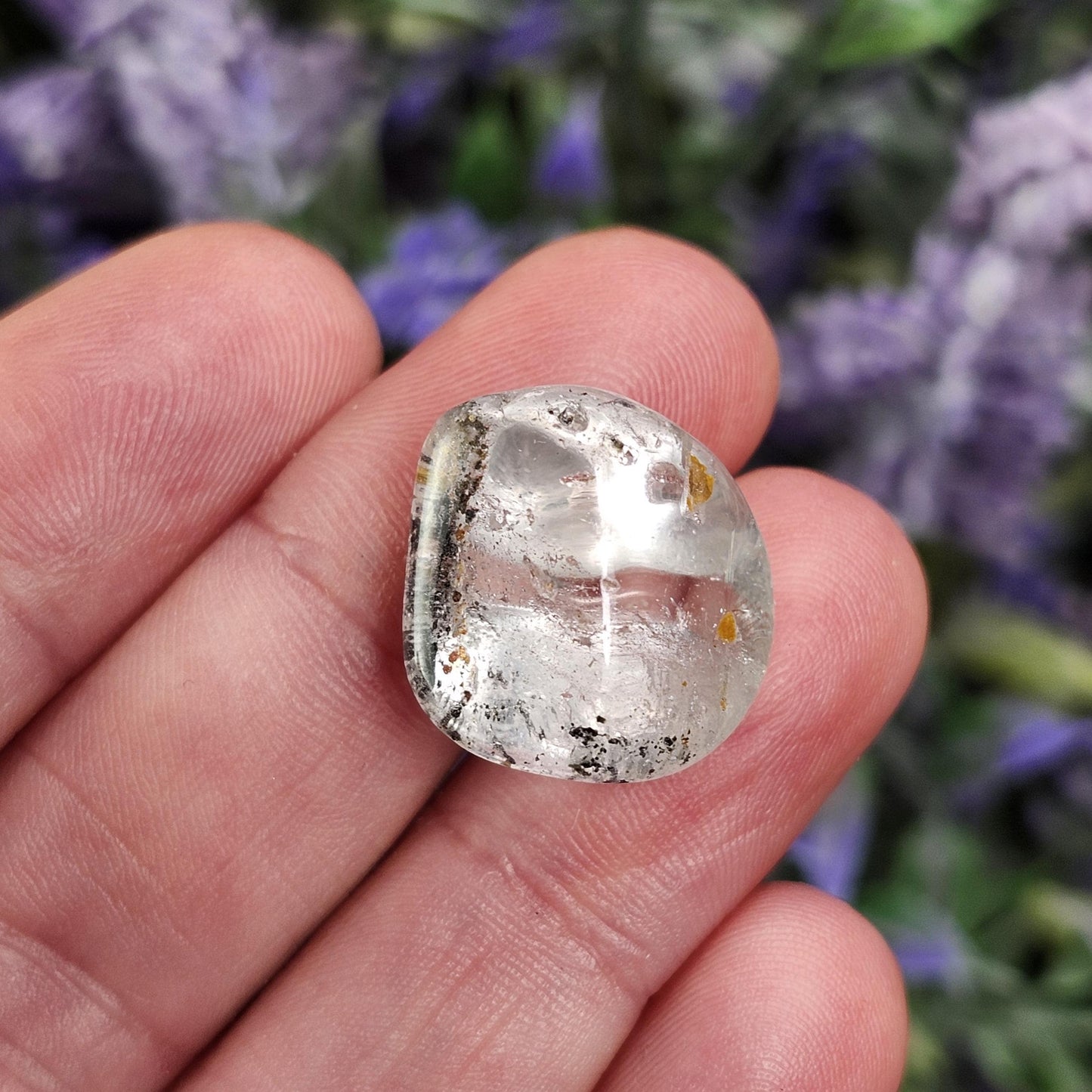 Topaz & Black Hematite Crystal