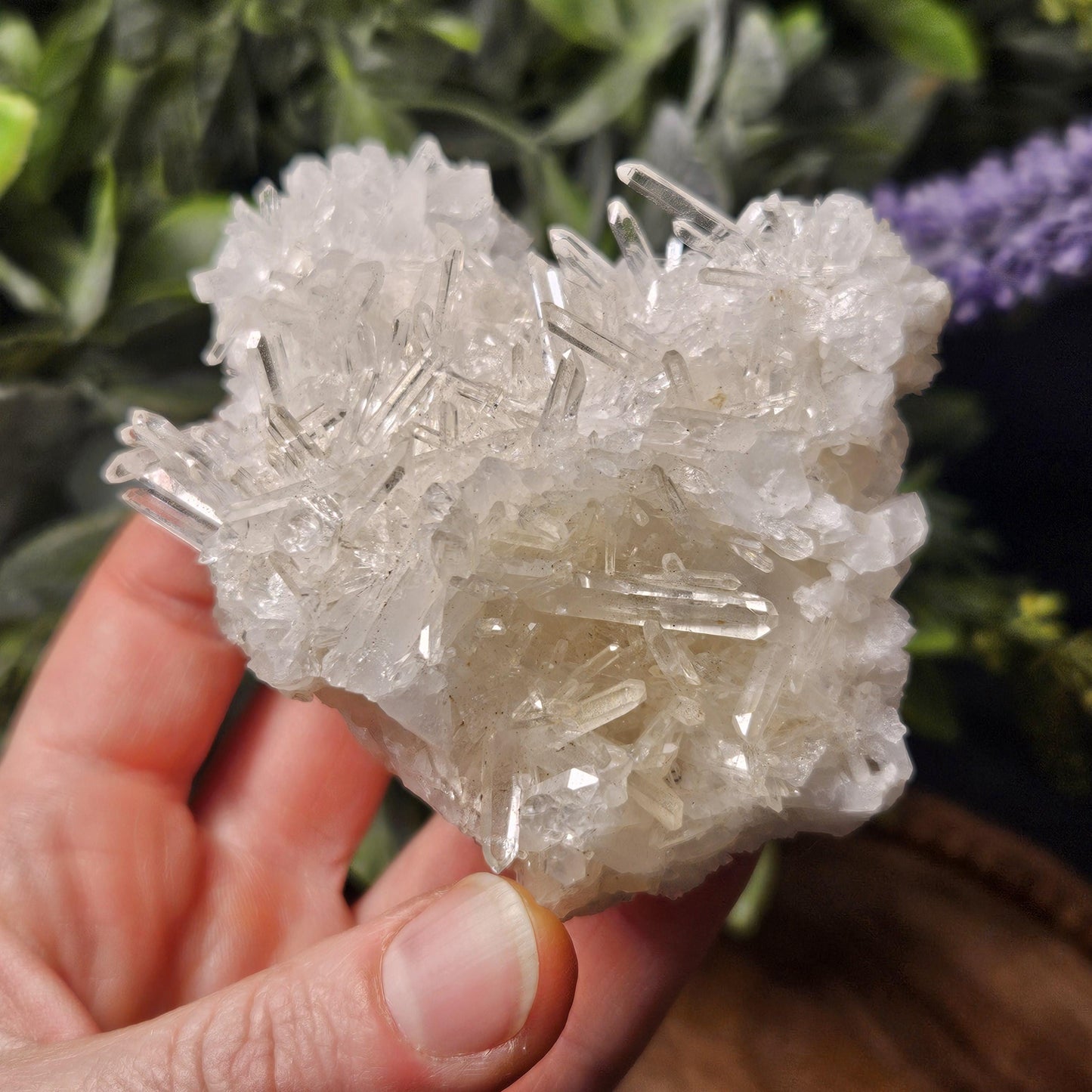Lemurian Quartz Cluster 205g