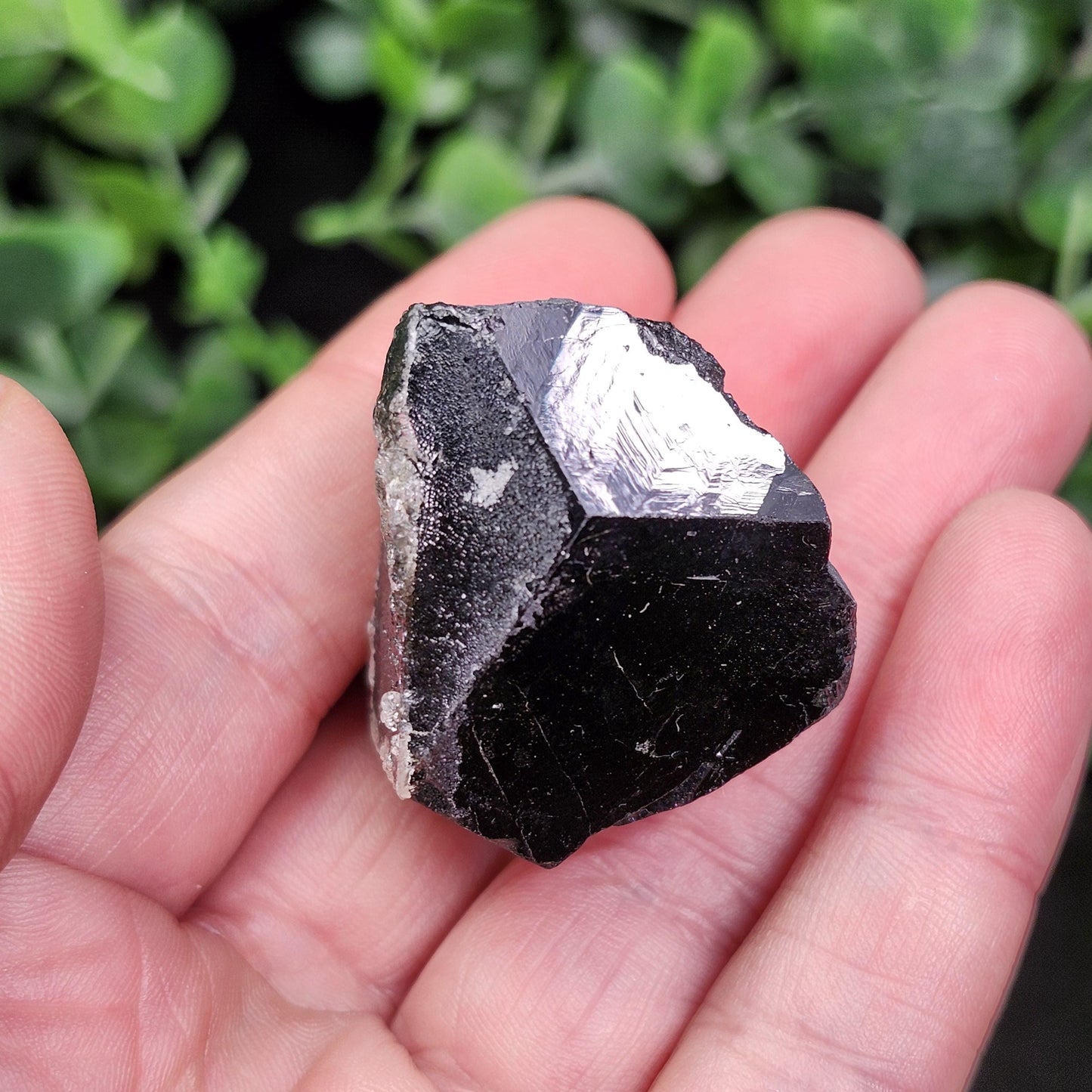 Hyalite Opal & Black Tourmaline 54g