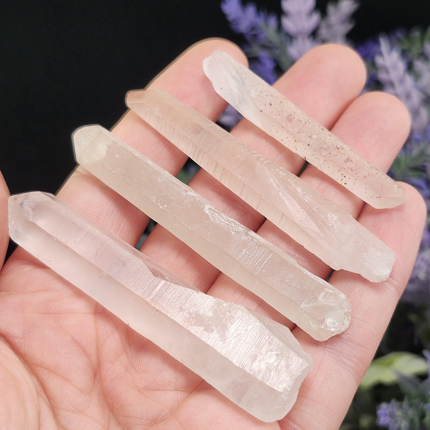Angel Chime Frosted Quartz Crystal