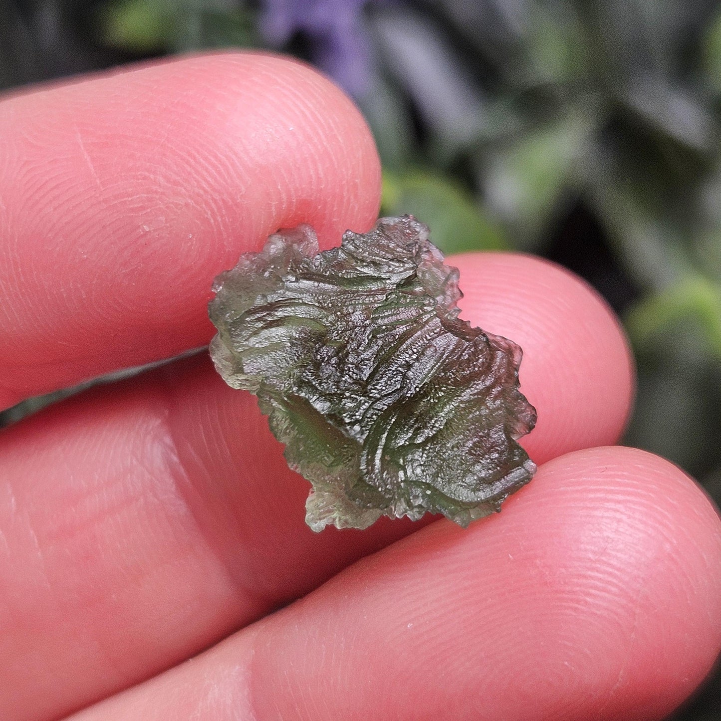 Genuine Moldavite Specimen 1.7g, Raw Genuine Moldavite