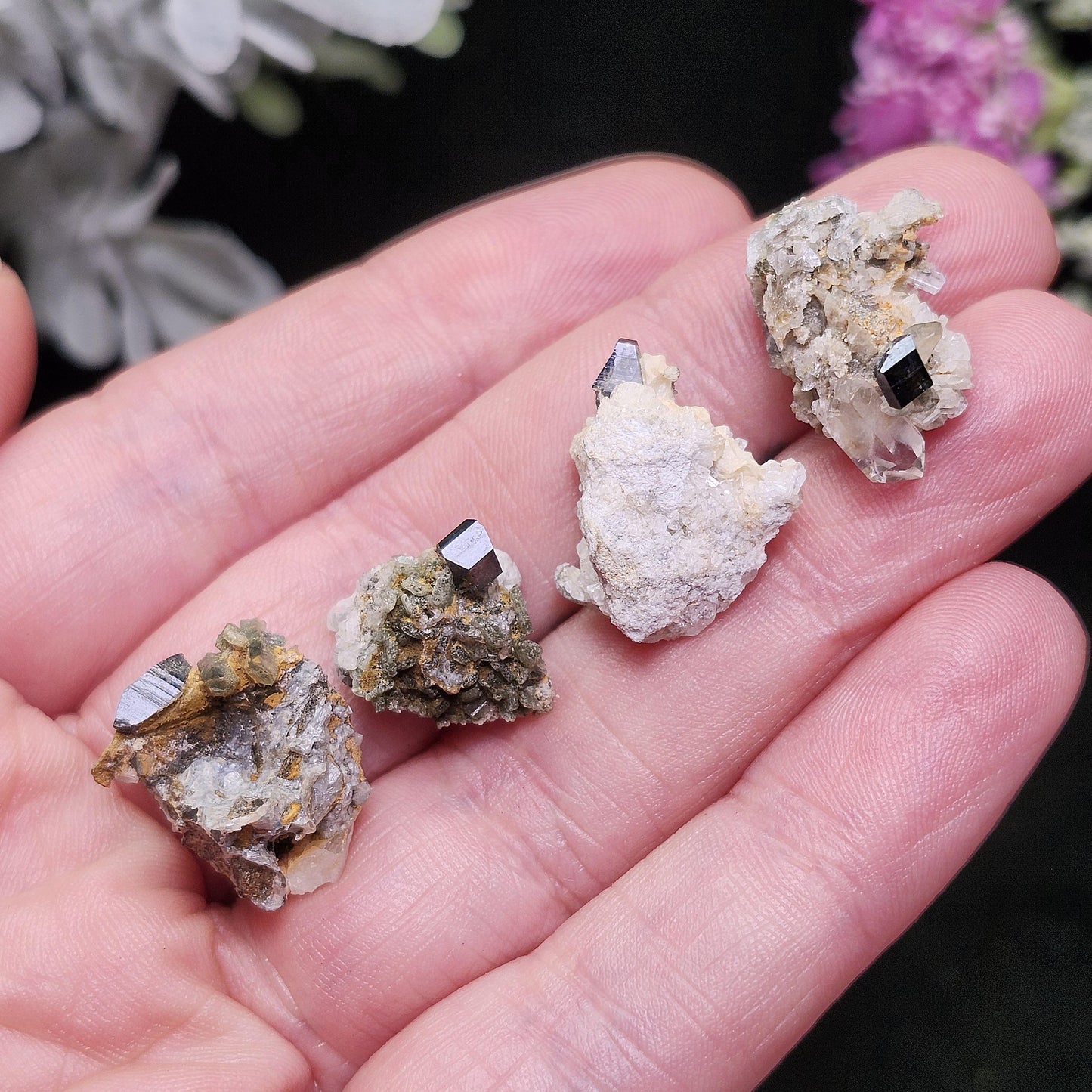 Anatase Cluster Specimen, Anatase Crystal Inclusion