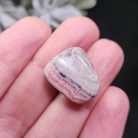 Rhodochrosite Tumbled Crystal, Natural Rhodochrosite
