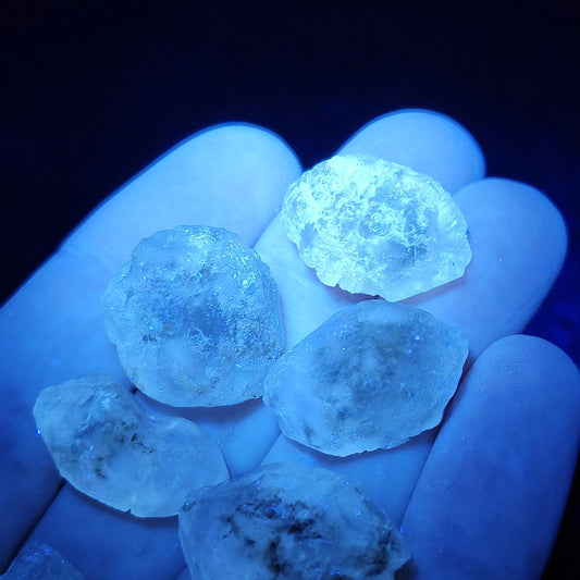 Smoky Hanksite Specimen: UV Reactive Salt Crystal from Searles Lake