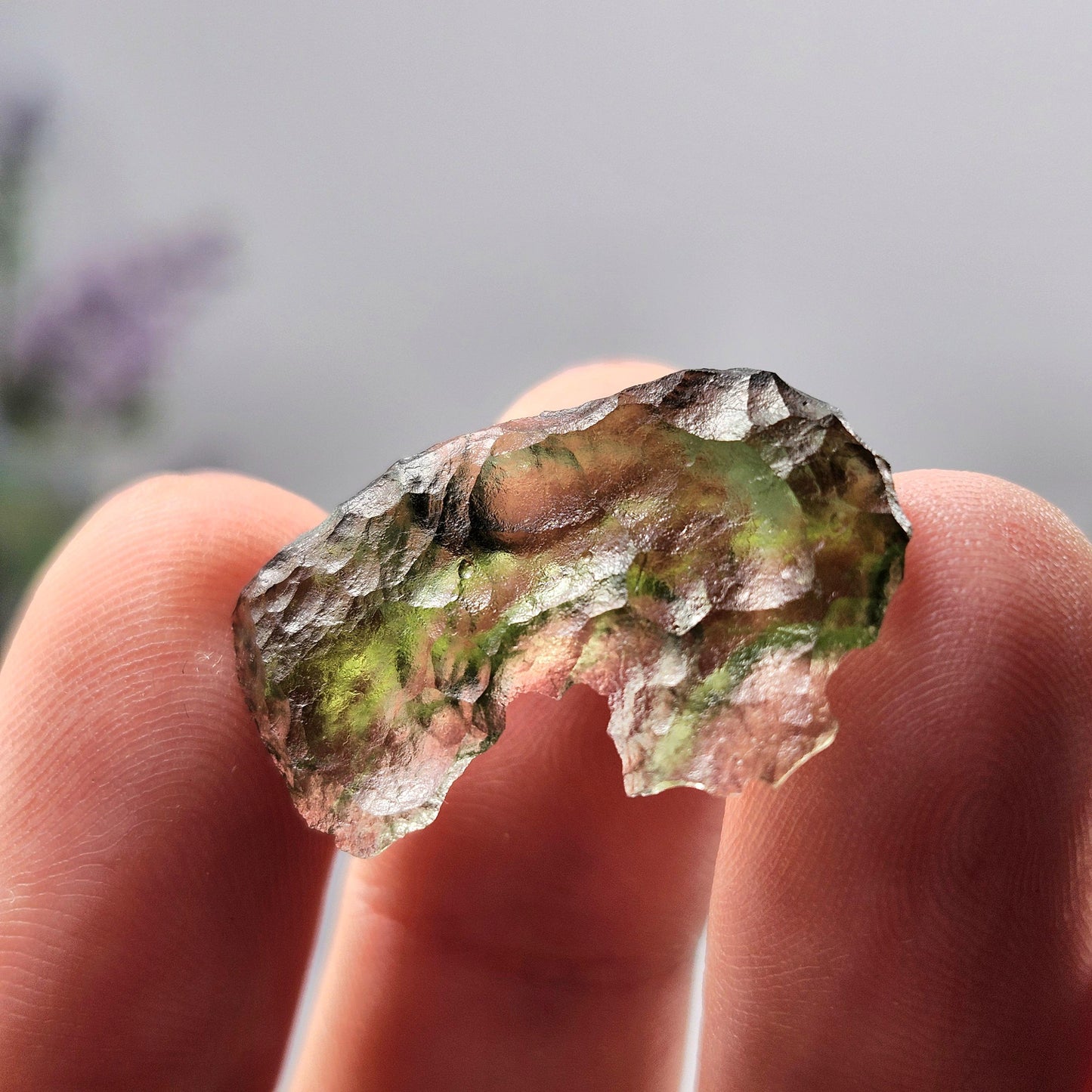 Vrábče Moldavite Specimen 1.6g, Authentic Tektite