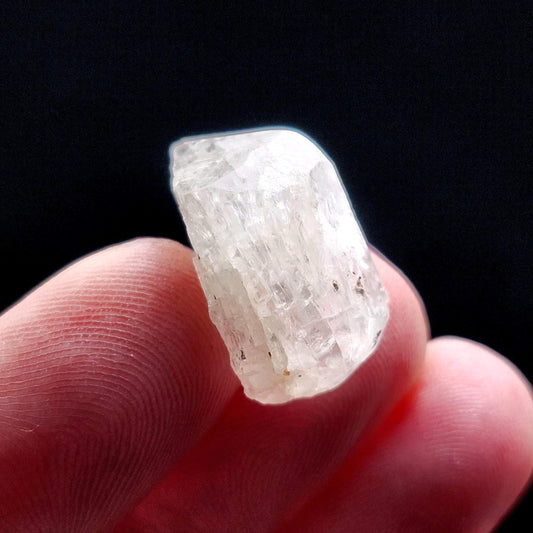 White Phenacite Crystal 3.4g, Terminated Phenakite from Nigeria