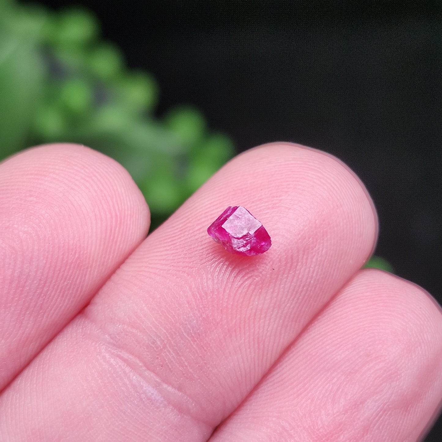Bixbite Crystal from Utah .45ct, Red Beryl Authentic Specimen