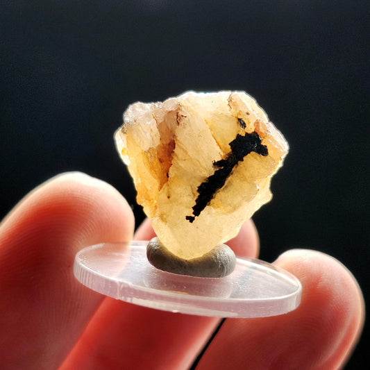 Golden Phenacite Crystal 5.2g, Nigerian Phenakite Specimen