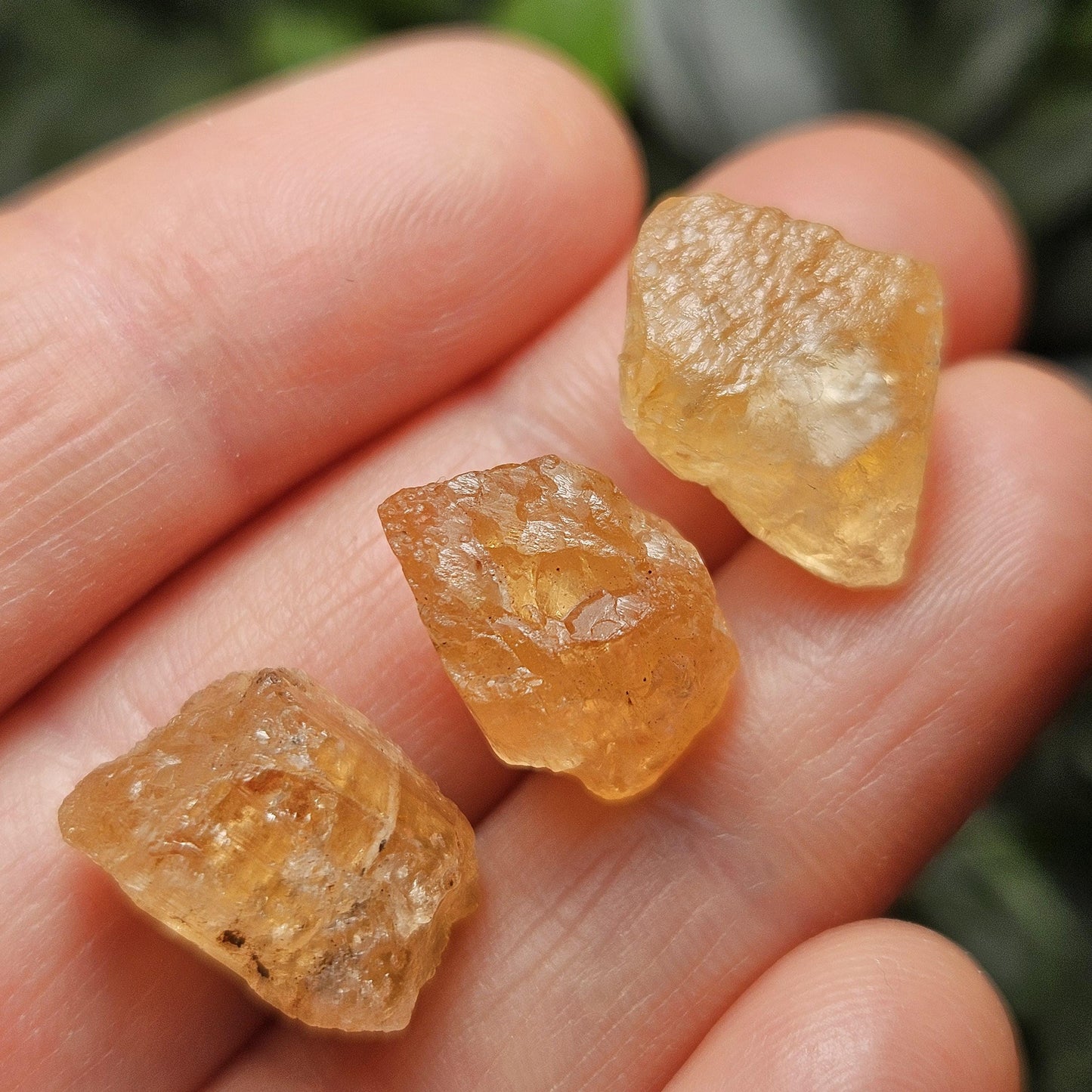 Etched Golden Topaz Crystal 2